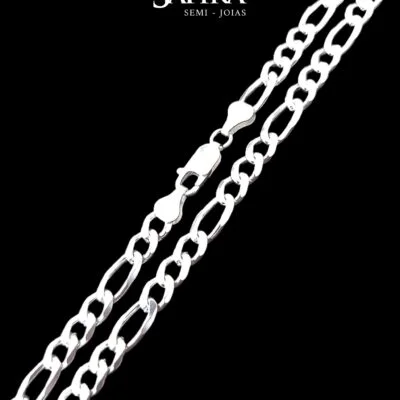 Corrente 3×1 50cm Prata