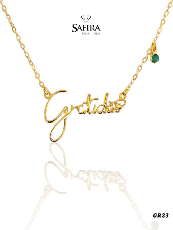 Gargantilha Gratidão