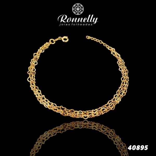 Pulseira Corações Vazados