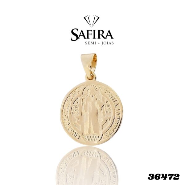 Pingente Medalha São Bento G