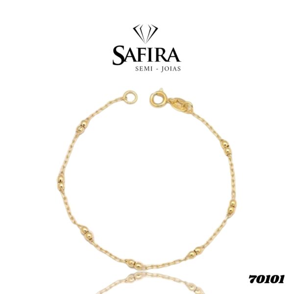 Pulseira Bolinhas Delicadas